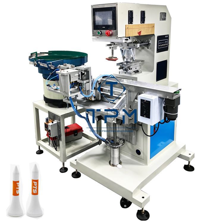 Auto Golf Tees Shank 360 Pad Printing Machine