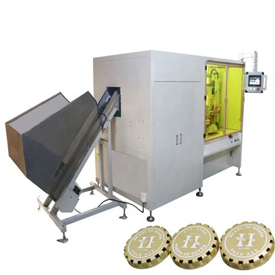 Mesin Stamping Hot Foil Cap Top Otomatis